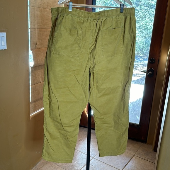 Knox Rose Women's Relaxed Fit Tapered Jogger Pants Topaz Amber Size 2X - Picture 10 of 10